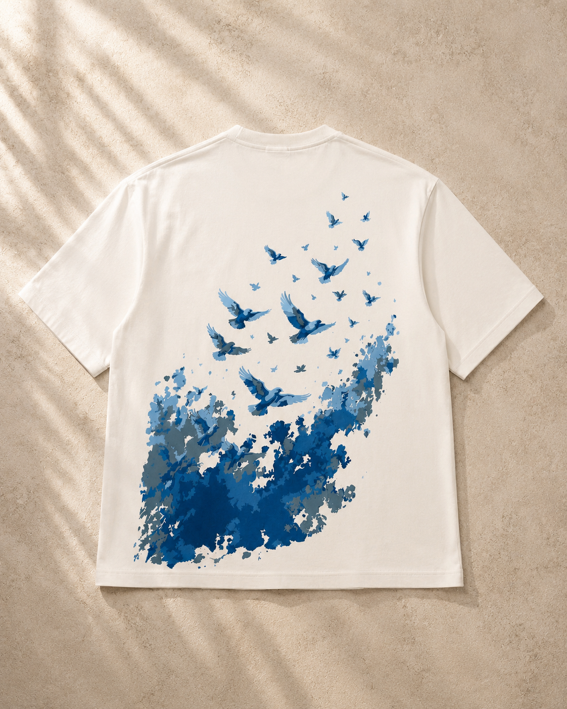 unisex white oversized t-shirt