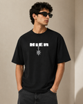 black oversized tshirt