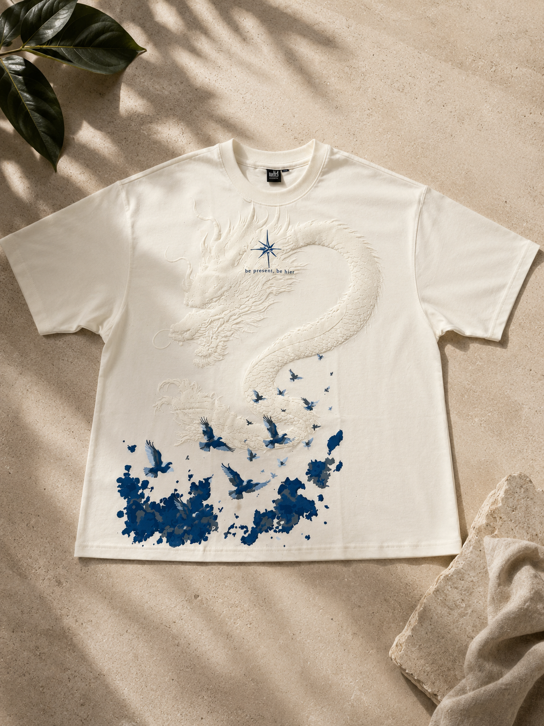 unisex white oversized t-shirt